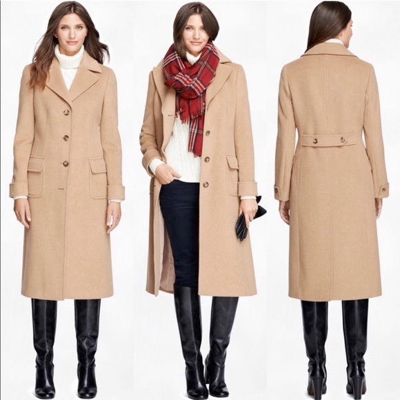 SOLD! 💚Brooks Brothers Camel Hair Coat - Picture 4 of 11